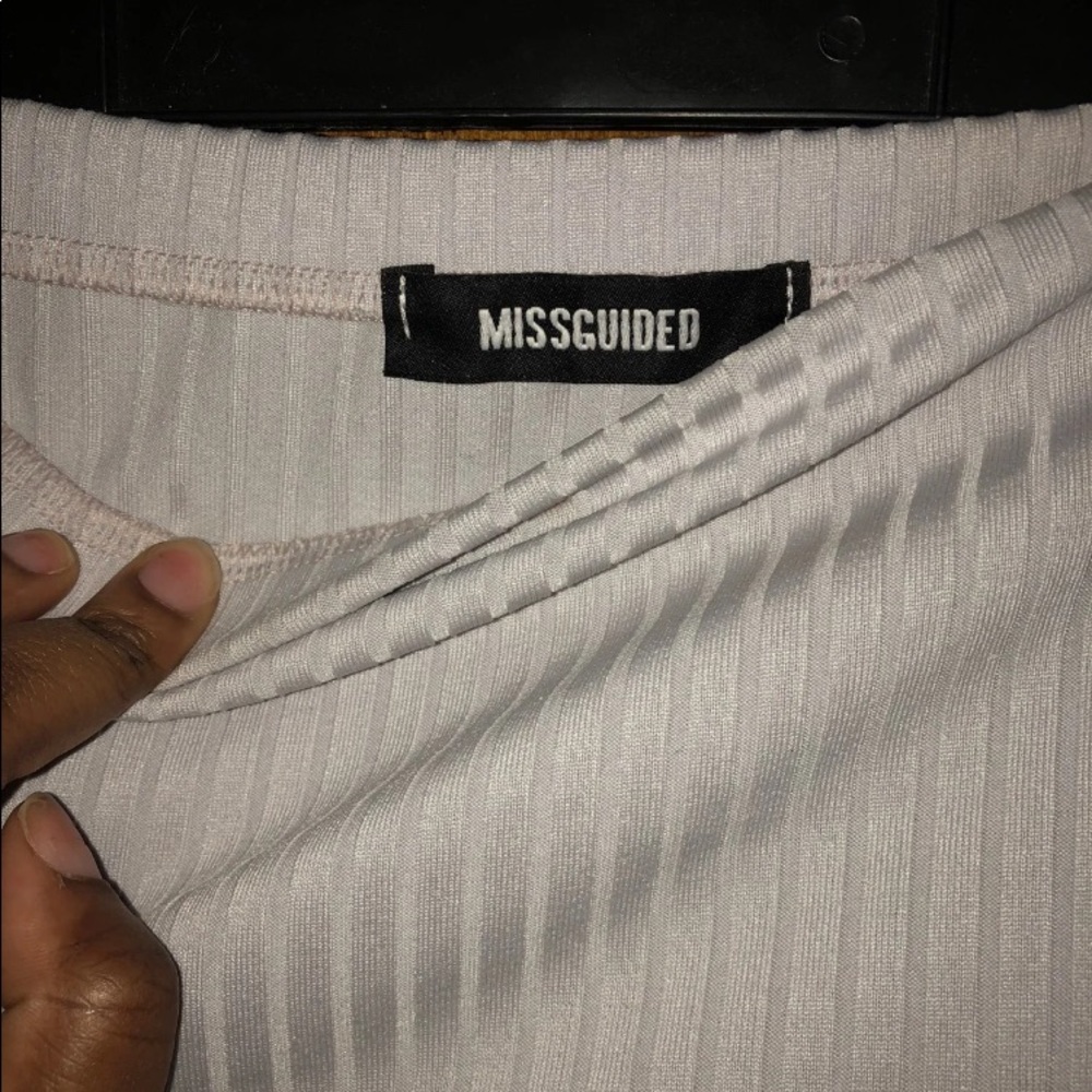 lilac misguided mini skirt - Picture 2 of 3